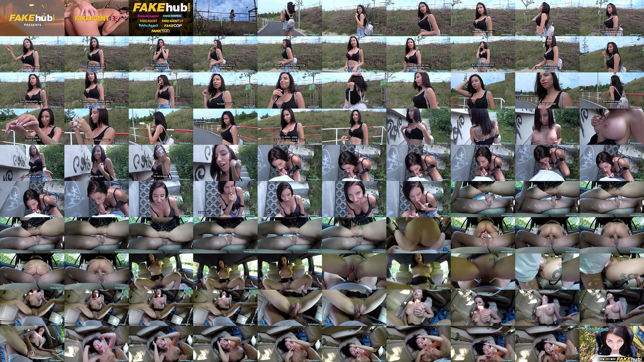 Public Agent Sexy Tourist Gets Multiple Orgasms in Car 预览图