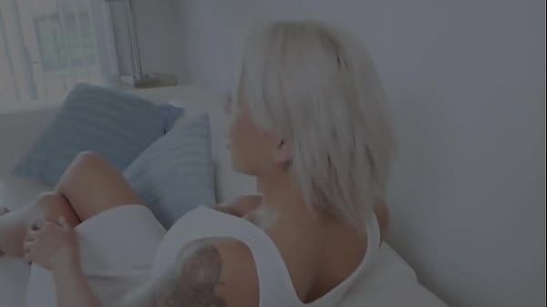 Stunning Nina Elle sucks off stepson and titty fucking