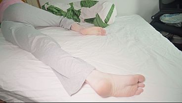 Fucked her hard while she was fast asleep. I woke up to fingers in my hole.