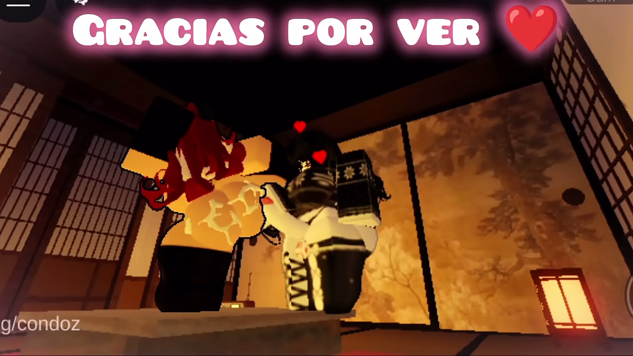 Me follo a una chica en roblox