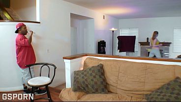 Busty blonde teen fucked by huge big black cock at first time in her tight pussy