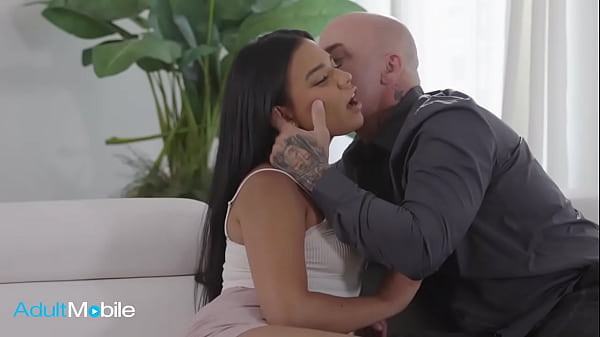 ADULTMOBILE - Curvy Latina Gets Her Big Ass Fucked By Her Handsome Tattooed Boss And Gets His Cum All Over Her