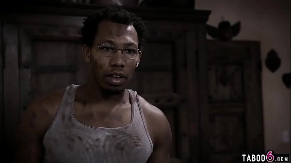 Blind teen fucked by a fake black doctor who is the gardener