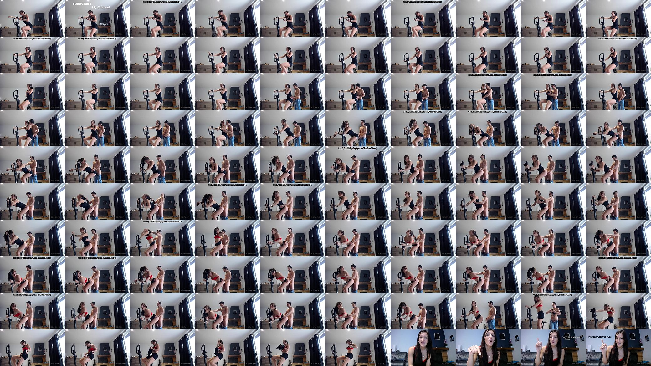 Fuck and Creampie Sister bike gym 预览图