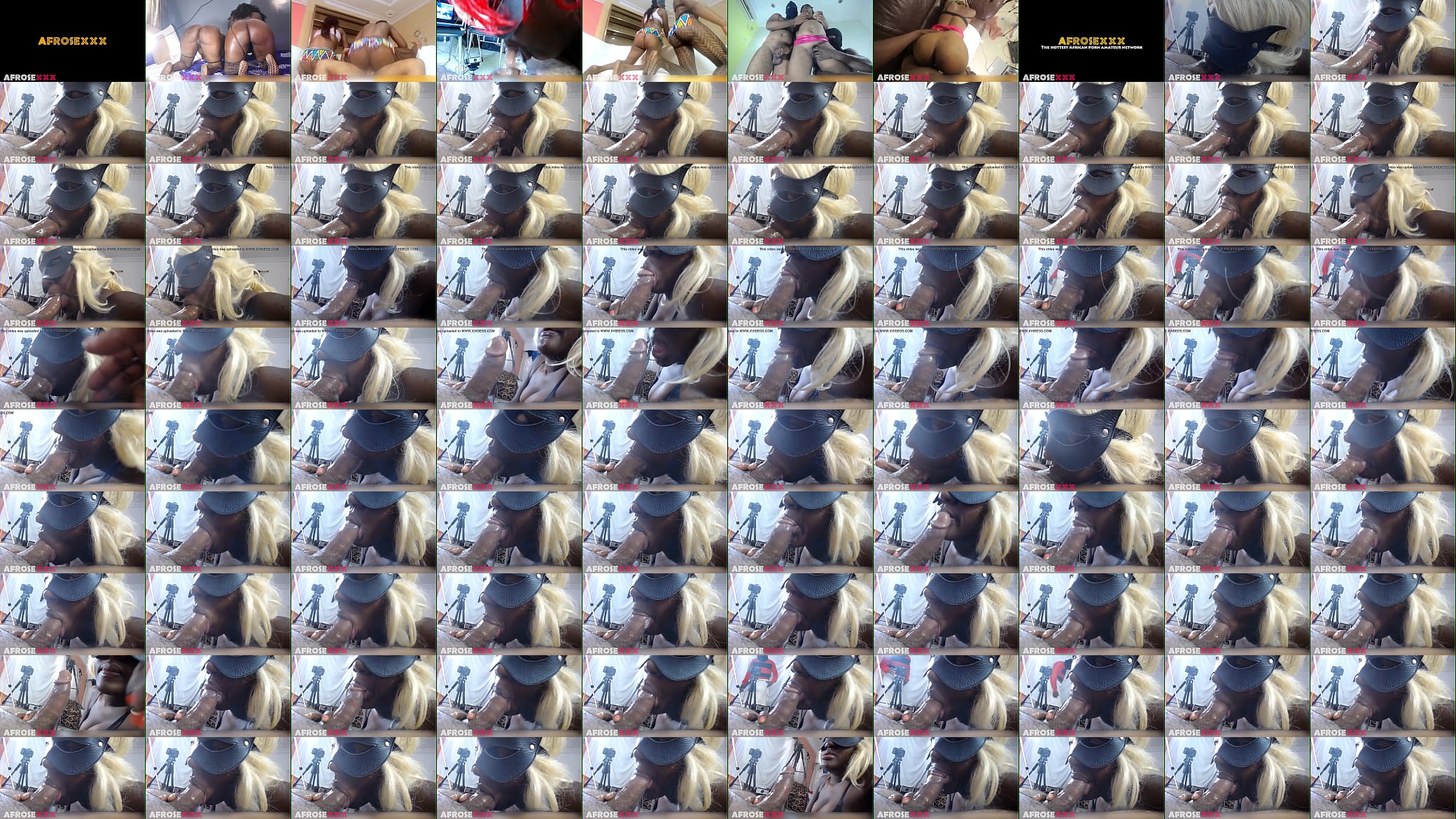 Amazing ebony girl with amazing lips giving an amazing sloppy blowjob for almost 2 hours - Part 16 预览图