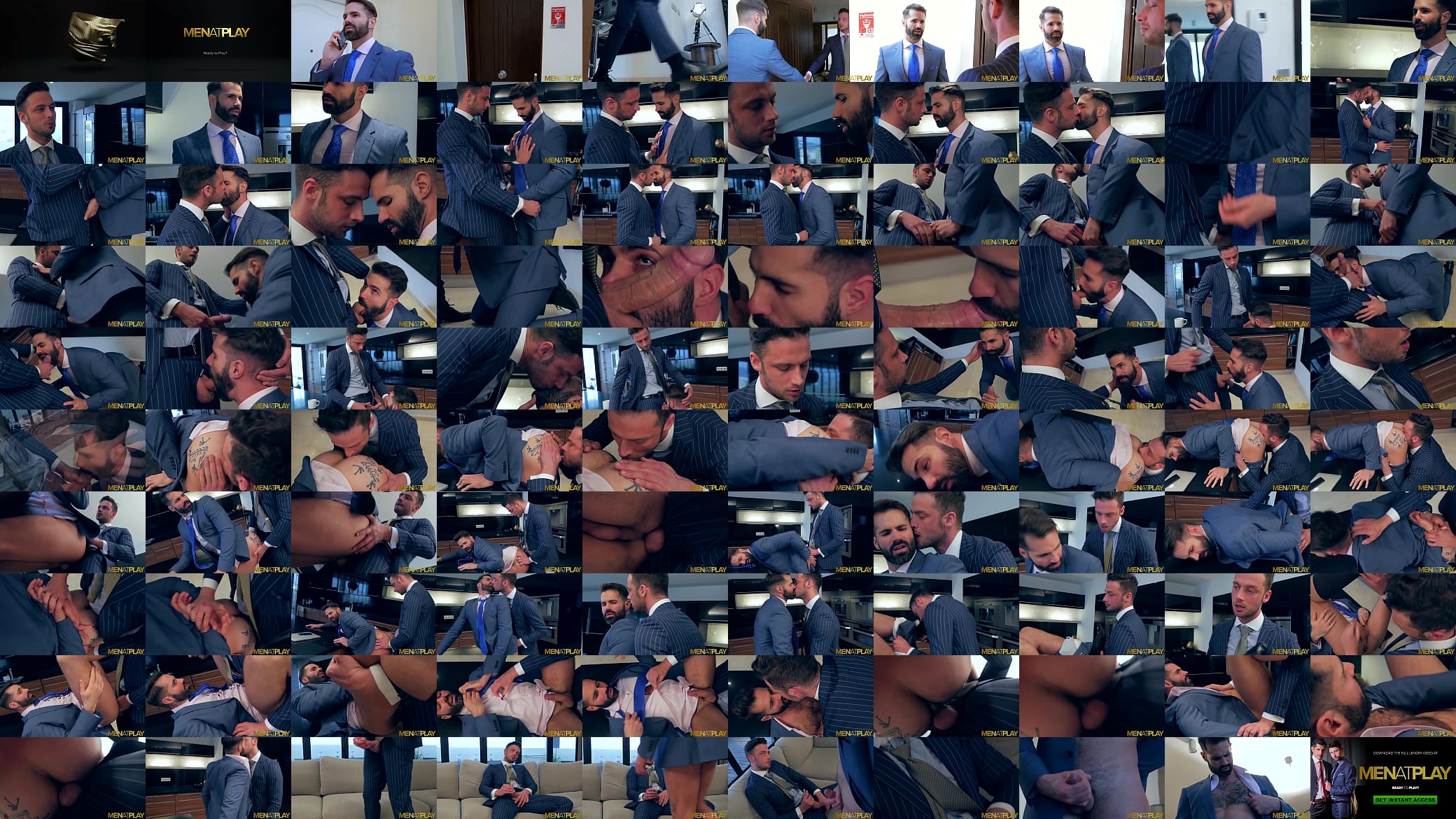 MENATPLAY Bearded Hunk Dani Robles Anal Bred By Damon Heart 预览图