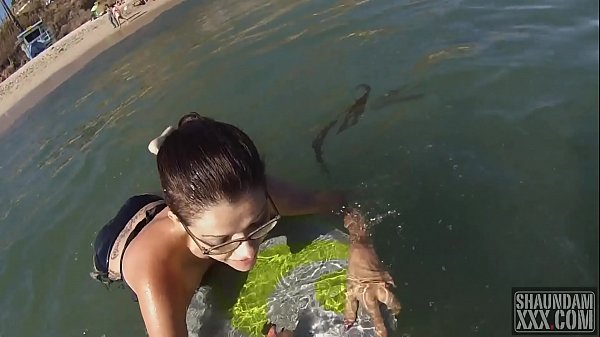 Beach Day Ends With Shaundam Pounding Skinny Babe Hard