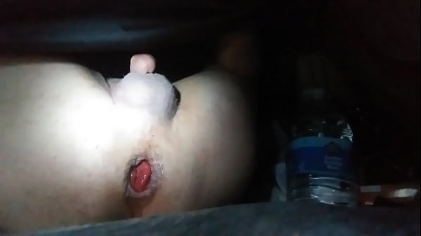 B. ass gaping and prolapse by big cucumber