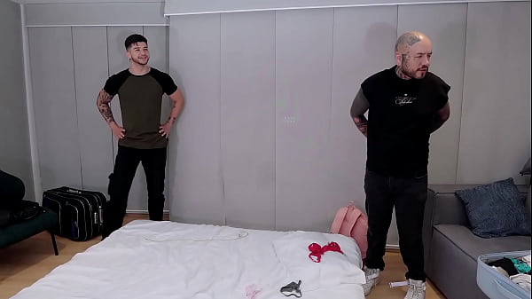 Young girl thanks her neighbors for their help by riding their cocks and milking their cum - ALLISON SWEET