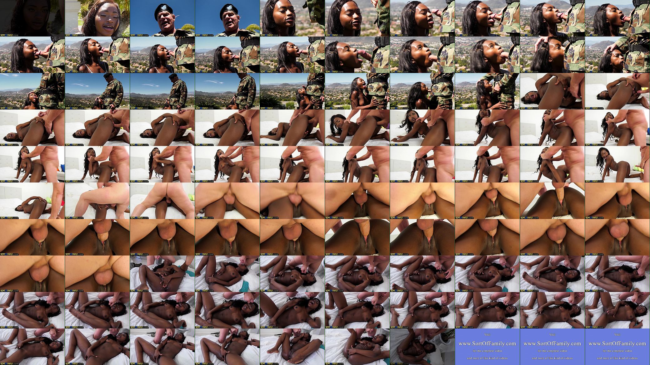 Roundass black stepdaughter plowed doggystyle 预览图