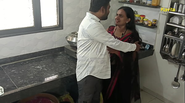 Desi Indian Kavita Bhabhi fuck in kitchen