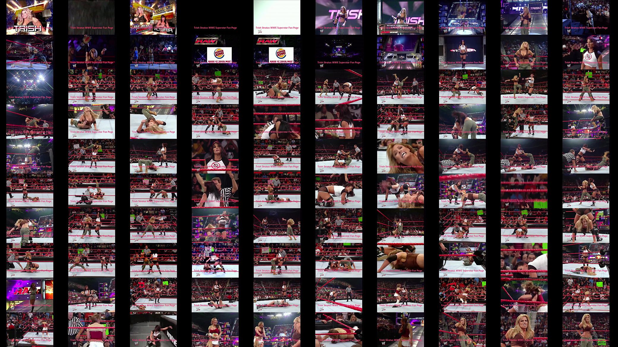 Trish Stratus vs Victoria. Women&#039;s Championship match. 预览图