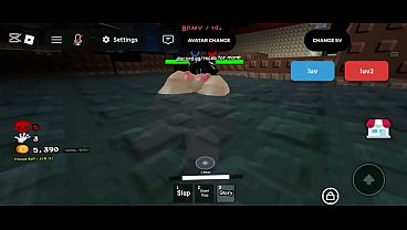 Having rough sex with my friend in Roblox :3