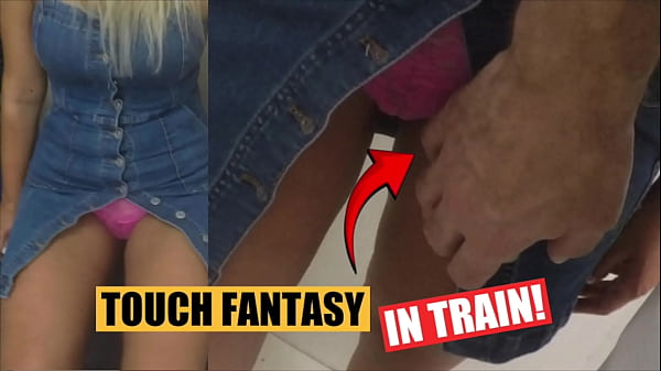 Download Video - Stranger Touching my Panties Under my Mini Dress in Metro Subway &vert; A fantasy of mine has Come True