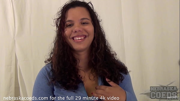 hot bbw chick with a hairy pussy makes first time naked video