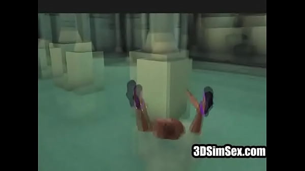 3D Ébène Couple Baise Blanc Poussin