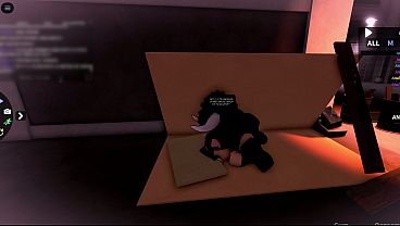 Cerdita rellenada con harto semen en un callejon | Roblox