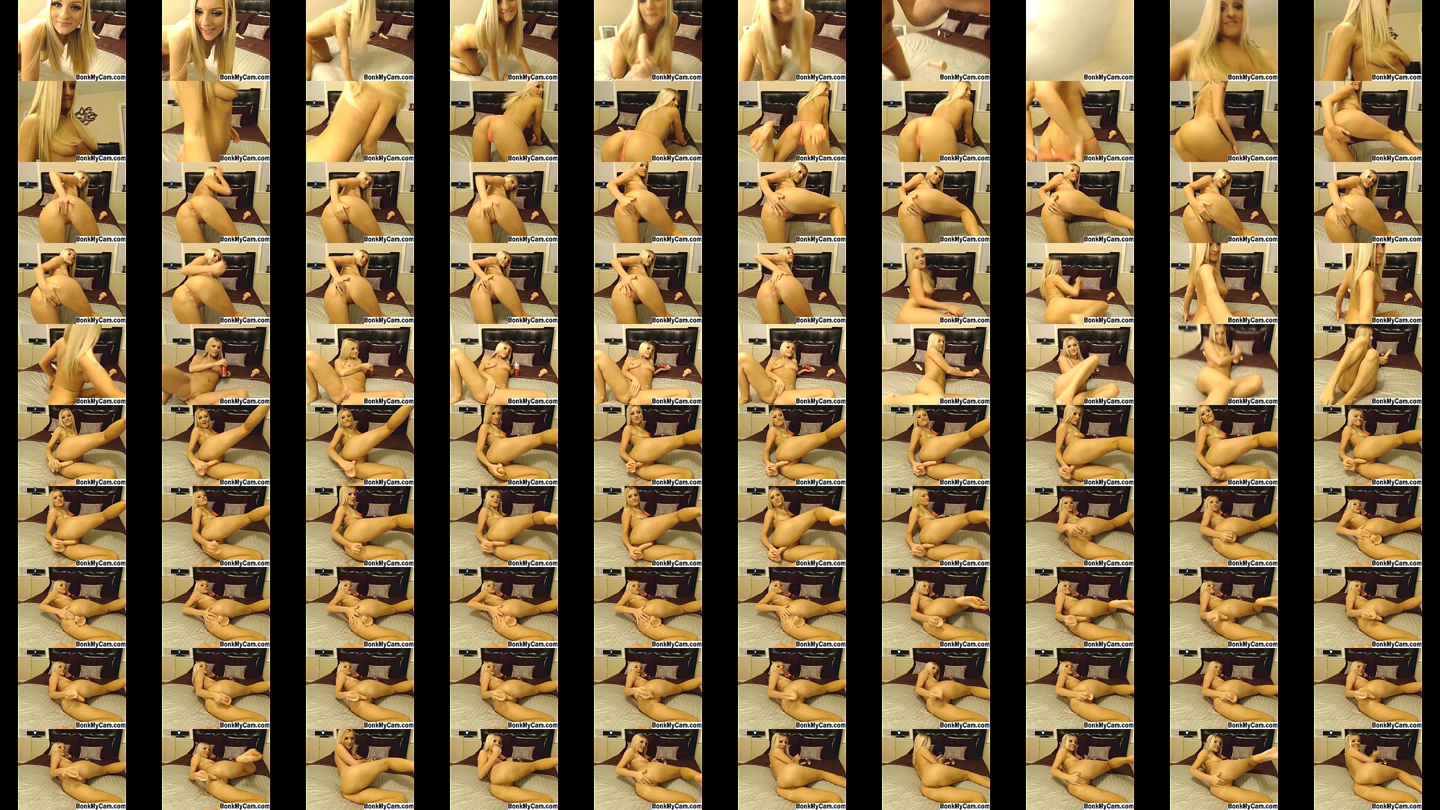 Sexy blonde girl masturbation on webcam 预览图