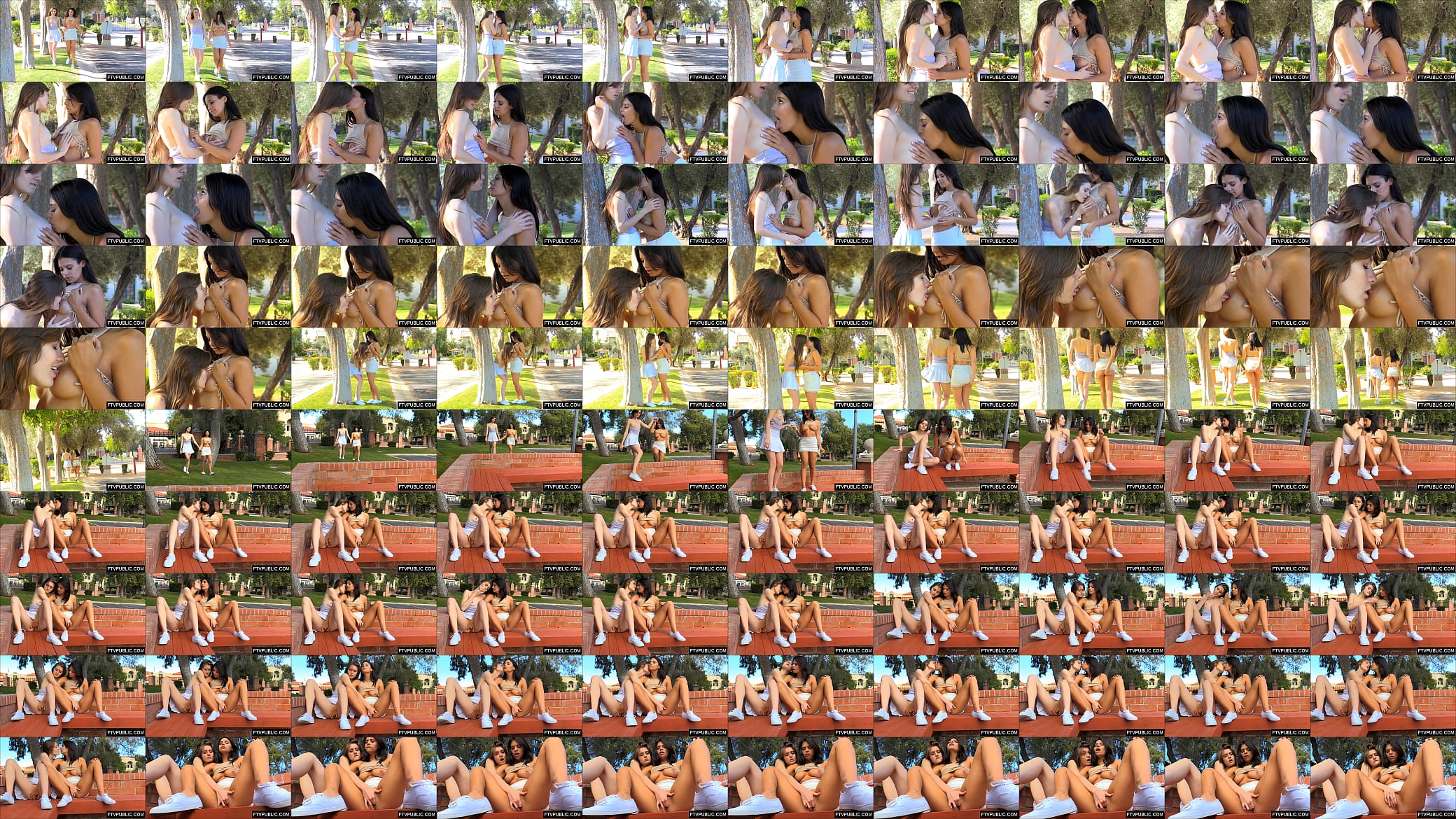 Mutual lesbian masturbation in public 预览图