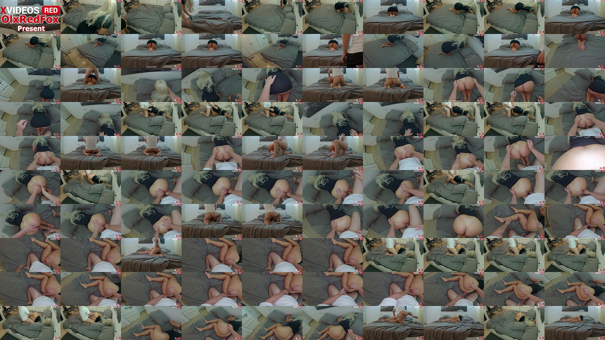 The stepmother&#039;s hand got stuck in my bed, and I decided to fuck her holes and cum inside 预览图