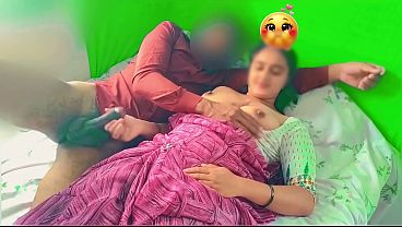 Bhabhi was telling a sexy story to her brother-in-law, then brother-in-law started pressing Bhabhi's boobs and the two had sex, Hindi audio