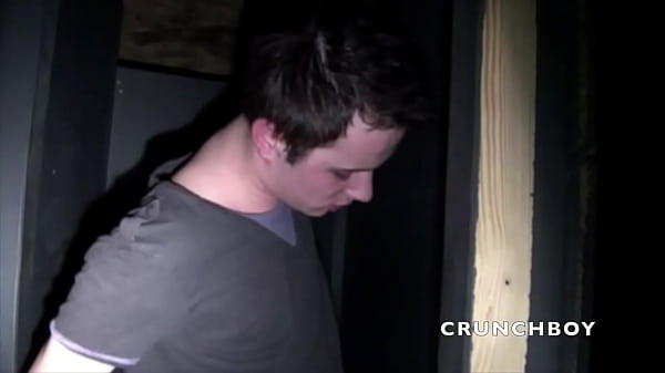 sexy portman sicking cock in glory holes during...