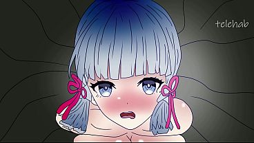 Stuck In The Trash Hentai From Genshin Impact &excl; Cartoon Porn