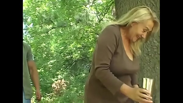 Download Video - Mature well-padded blonde Sharone Lane seduced young guy in the forrest