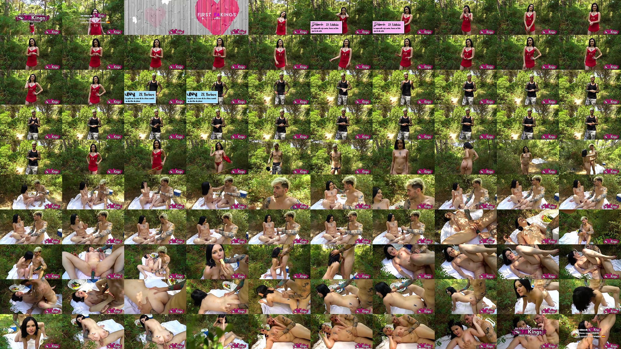 Brunette babe bangs her friend int the middle of nature. FIRST FAKINGS PICNIC! 预览图