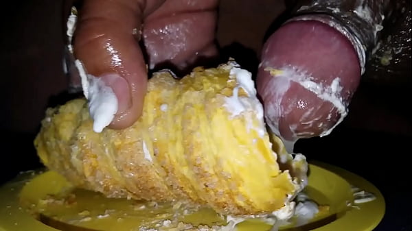 Fucking my cream filled scone like a fleshlight...