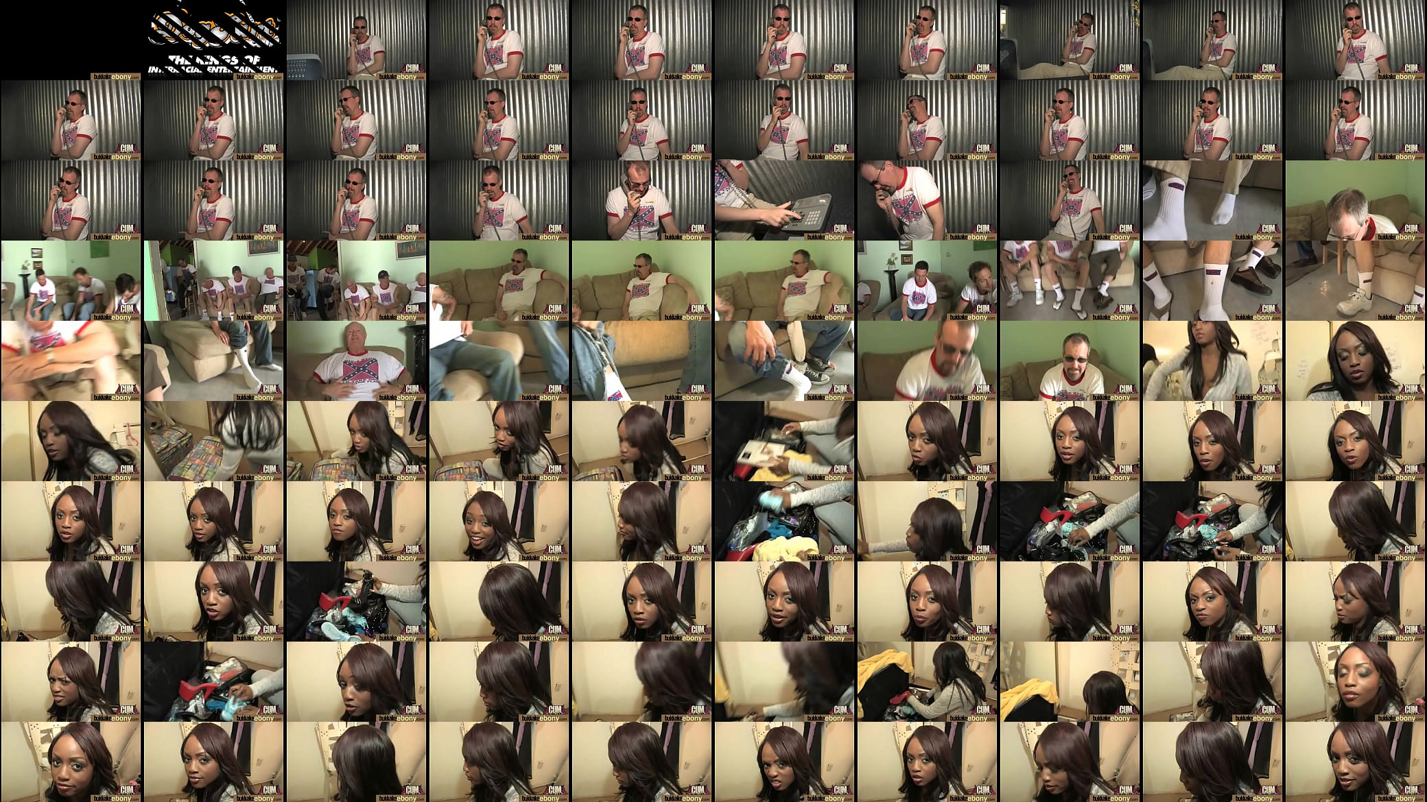 First time ebony with a group of white dicks 16 预览图