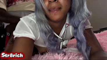 Threesome Str8rich meet two baddies and fuck them in the ass after school