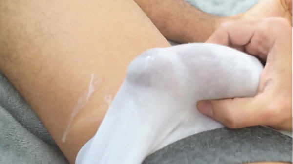Download Video - I jerk off and cum with my white underwear on
