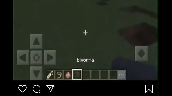 Jogando minecraft gostoso