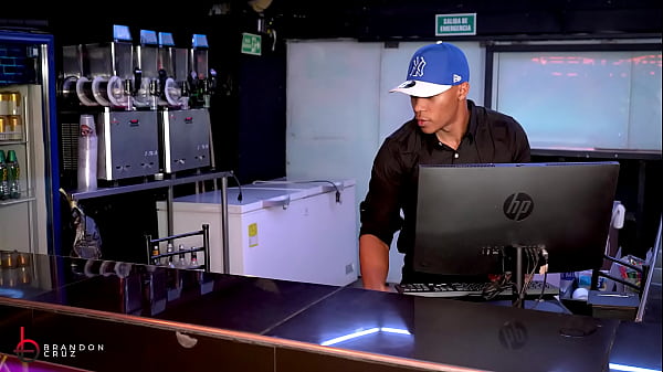 Bartender Has Risky Sex at Work with a Horny Girl - Brandon Cruz & Andrea Castro