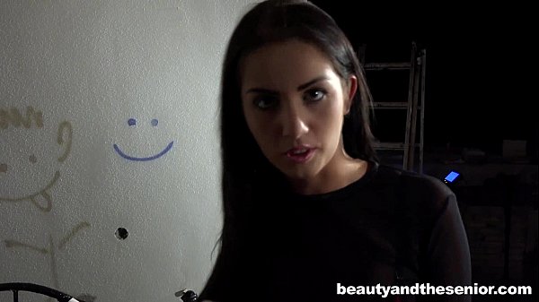 Download Video - Tempting teen Loren gets nailed by two old guys