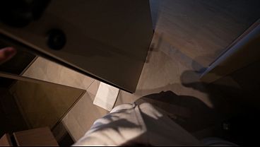 Hard, fast sex with the slutty Kira and her big tits, a huge load of cum on her face. POV 4K