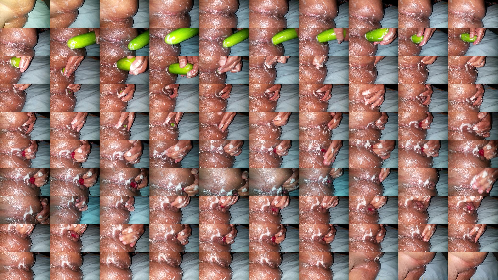 Ass eating  cucumber n gaps  rosebuds 预览图