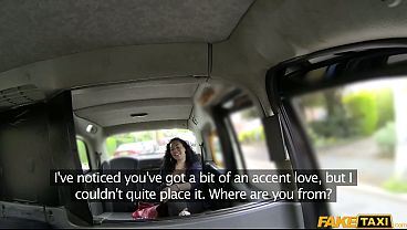 Fake Taxi - Huge tits and a big hairy pussy which gets covered in cum spurt after spurt