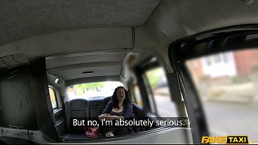 Fake Taxi - Huge tits and a big hairy pussy which gets covered in cum spurt after spurt