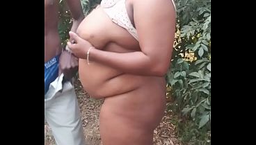 african bbw milf enjoying a hot outdoor adventure 
