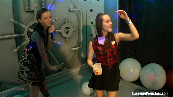 Club chicks dancing erotically