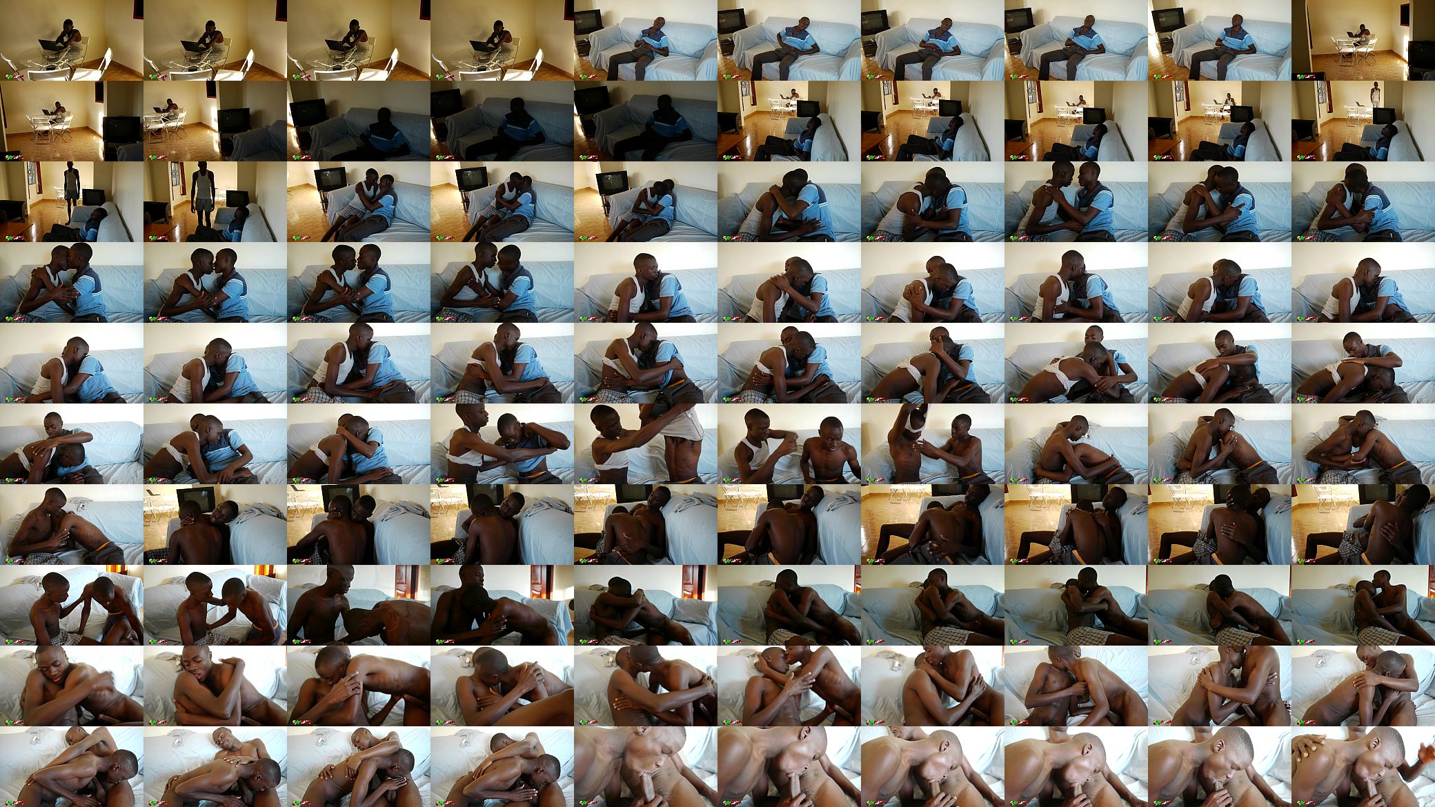 Cute Black African Twinks on Sucking 预览图