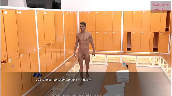 Busted in the dressing room, waking up with a hard cock.