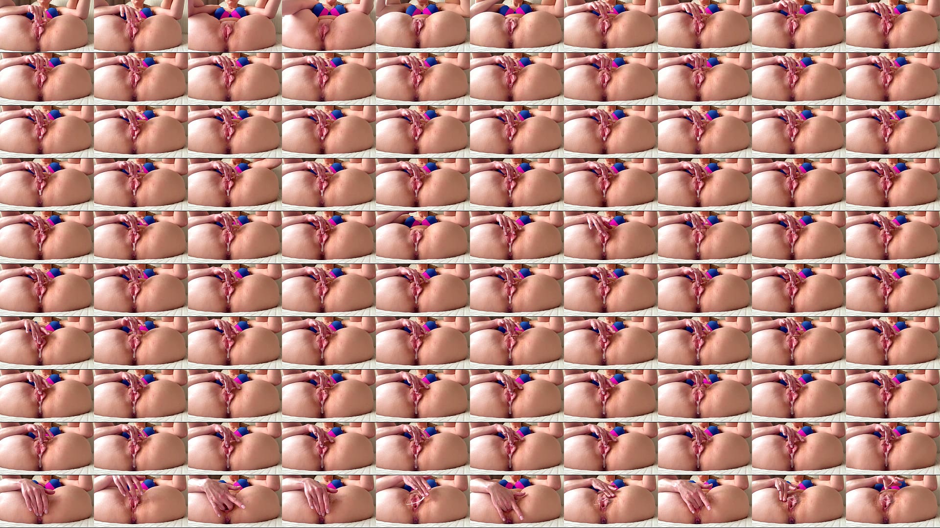 Close-Up Masturbation of Open Creamy Pussy to Incredibly Beautiful Pulsating Orgasm 预览图