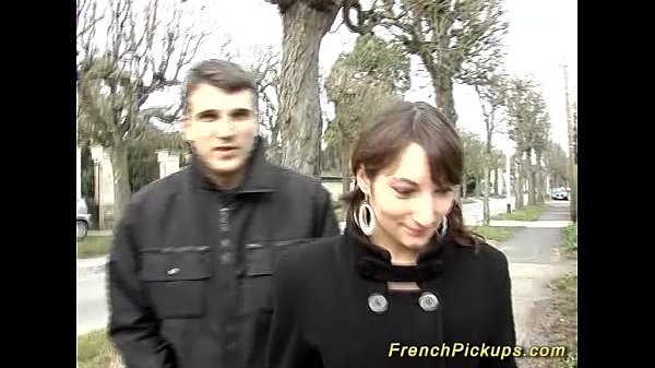 Cute french teen picked up for anal