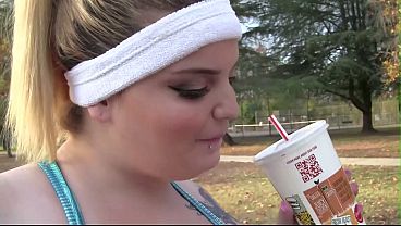 Horny BBW loves sucking cock and getting her wet pussy pounded