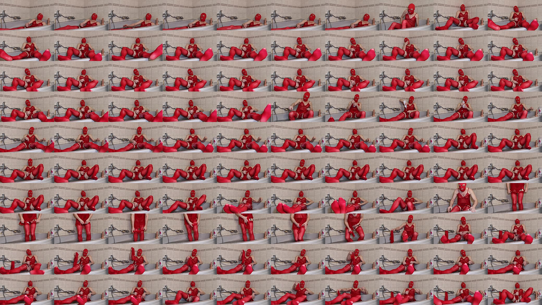 Depraved Santa Relaxes After Tiring Christmas Gift Giving 预览图