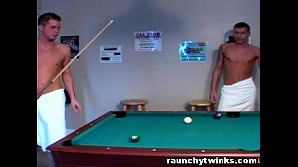 Hot Men In Towels Playing Pool Then Something H...