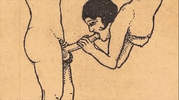 Vintage erotic drawings-the erotic alphabet